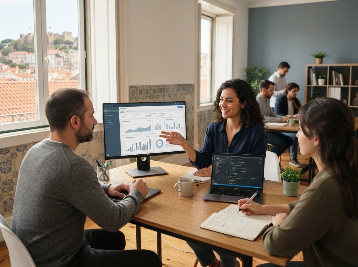 Certeiro Rendivo — equipa a analisar modelos de dados de mercado